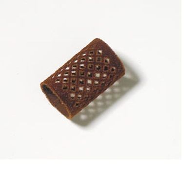 Comair Metallwickler beflockt, 65 mm lang 28 mm braun