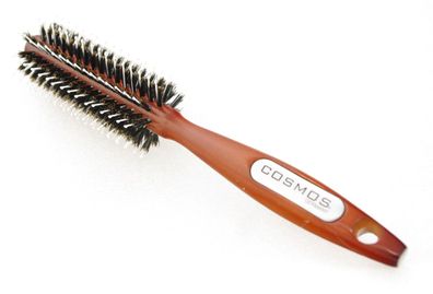 COSMOS Holz-Rundbürste Naturborste Nylon verstärkt, 10-reihig 46 mm