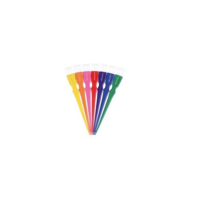 Comair Färbepinsel-Set Rainbow 7-teilig bunt schmal 21,1 x 2,3 x 0,67 cm