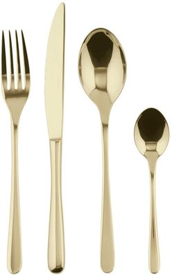 Sambonet Taste Edelst./PVD Champag. Besteck 24tlg. Vh. 52553P81