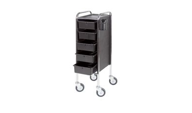 Efalock Arbeitswagen PICCOLO® 84/5 BASIC HIGH schwarz-chrom