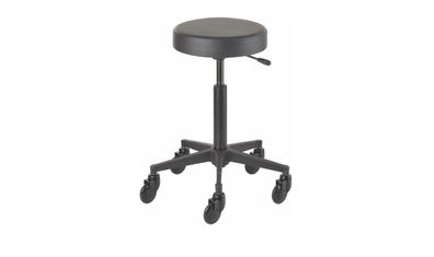 Efalock Rollhocker CLICTEC® ROUND schwarz Sitzhöhe M