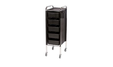 Efalock Arbeitswagen PICCOLO® 84/5 BASIC SMALL schwarz-chrom