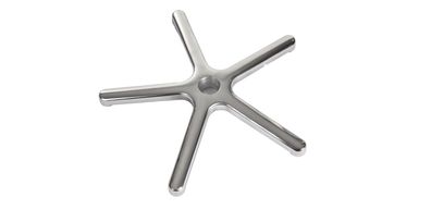 Efalock Fusskreuz für Rollhocker CLICTEC® Classic silber