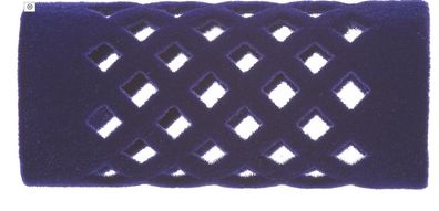 Efalock Metallwickler beflockt Flocked CURLER 46 mm 21 mm blau 12 Stück