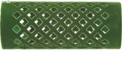 Efalock Metallwickler beflockt Flocked CURLER 60 mm 24 mm grün 12 Stück