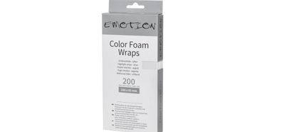 Efalock Strähnenpapier Emotion COLOR FOAM WRAPS 20 cm silber 200 Stück