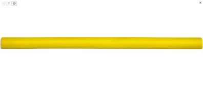 Efalock Flexible Lockenwickler FLEX CURLER 18 cm 10 mm gelb 6 Stück