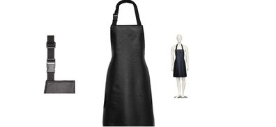 Efalock Färbeschürze Leather LOOK schwarz 80 x 61 cm