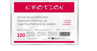 Efalock Einweg-Dauerwellhaube Emotion 100 Stück rechteckig glatt 32 x 40 cm