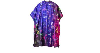 Efalock Haarschneideumhang PURPLE PEARL 140 x 120 cm bunt