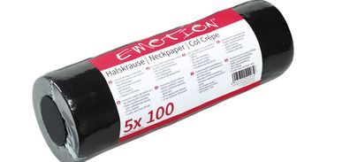 Efalock Halsschutzkrause Emotion 5 x 100 Blatt 50 % naßfest schwarz