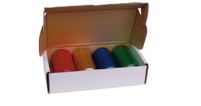 Efalock Strähnen-Alufolie Set 50 m x 12 cm 20 my vierfarbig