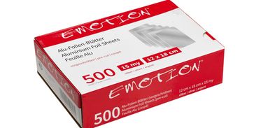 Efalock Strähnen-Alufolie Zuschnitte 12 x 18 cm 15 my 500 Stück