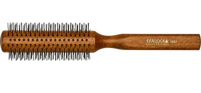 Efalock Rundbürste ROUND-STYLER 14-reihig 24 / 42 mm naturholz ohne Kugelspitzen