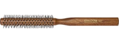 Efalock Rundbürste ROUND-STYLER 12-reihig 14 / 27 mm naturholz mit Kugelspitzen