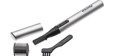 Efalock Mini-Haarschneider Microrazor silber-schwarz 14,6 cm