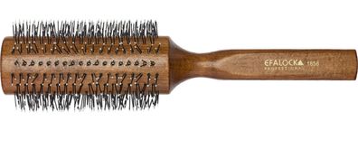 Efalock Rundbürste ROUND-STYLER 16-reihig 36 / 56 mm naturholz mit Kugelspitzen