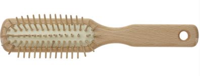 Efalock Pneumassagebürste VITA FLEX 5-reihig schmal helles Holz