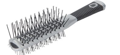 Efalock Doppel-Tunnelventbürste DOUBLE VENT PRO silber