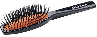 Efalock Pneumatikbürste GENTLE TOUCH 7-reihig kurz schmal schwarz