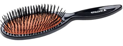 Efalock Pneumatikbürste GENTLE TOUCH 6-reihig oval groß schwarz