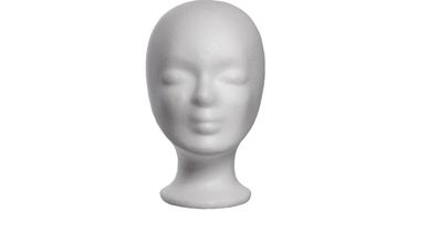 Efalock Styroporkopf weiß