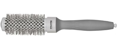 Efalock Rundbürste SECRET SHINE PRO 32 mm / 48 mm weiß-grau