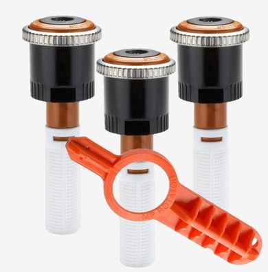 3x Hunter Rotator Düse MP RCS-515 / Wurfweite 1,5 x 4,6 m + Einstellschlüssel