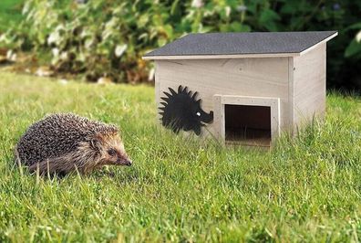 NEU Igelhaus Bausatz wetterfest Echtholz Winterquartier für Tiere Garten Natur
