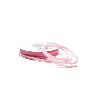 Samtband 3mm x 10m Rolle Rosa