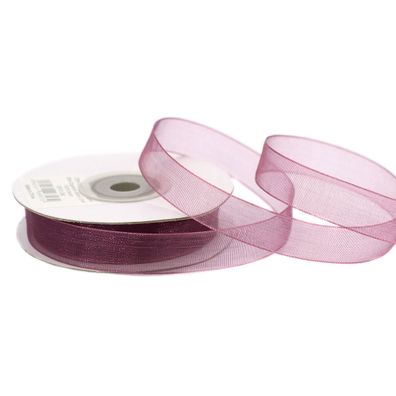 Organzaband 12mm x 25m Rolle Beere