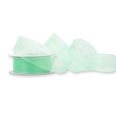 Organzaband 25mm x 25m Rolle Mint