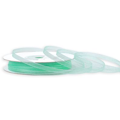 Organzaband 3mm x 50m Rolle Mint