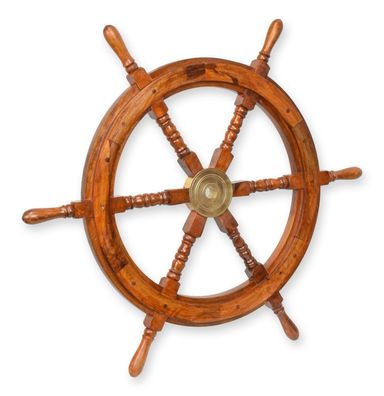 Deko Steuerrad Schiff Maritim Replikat Retro Design Dekoration
