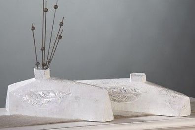 Design-Vase LEAF, Länge ca. 41 cm