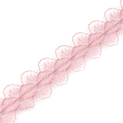 Spitzenband 15mm x 10m Altrosa