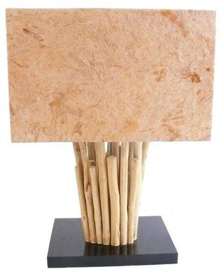 Deko-Leuchte Antique WOOD, Tisch-Lampe aus Holz, Stimmungsleuchte, 40 oder 60 cm