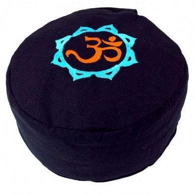 Meditationskissen, Dinkelfüllung, oga-Kissen, Sitzkissen, Ø ca. 25 cm