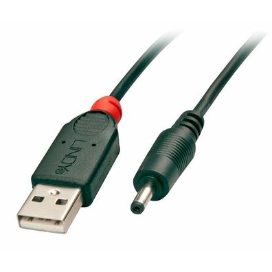 LINDY Adapterkabel USB A St - DC 2.50/0.7mm St 1.5m