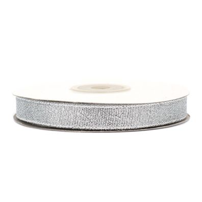 Glitzerband 12mm x 32m Rolle Silber