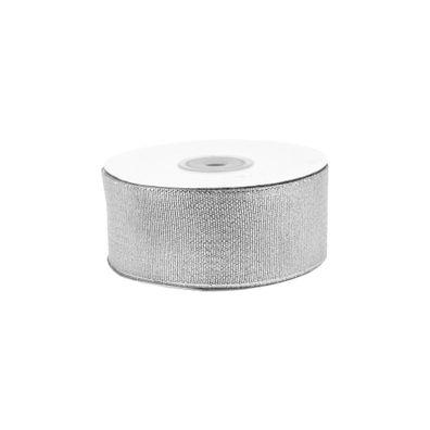 Glitzerband 38mm x 32m Rolle Silber