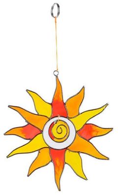 Suncatcher bunte Sonne, Höhe ca. 15 cm