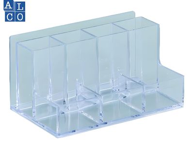Alco Utensilienbox Acryl 8 Fächer 155x75x95mm glasklar