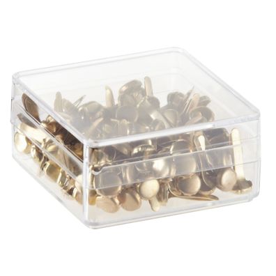 Alco Musterbeutelklammer Eisen vermessingt No. 4 100 Stück