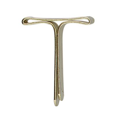 ALCO Musterbeutelklammer Flachkopf 4 x 19 mm Metall, 100 St./Pack