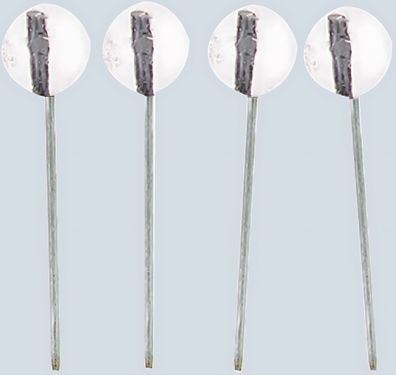 Alco Landkartennadel 16mm Ø5mm glasklar 100 Stück