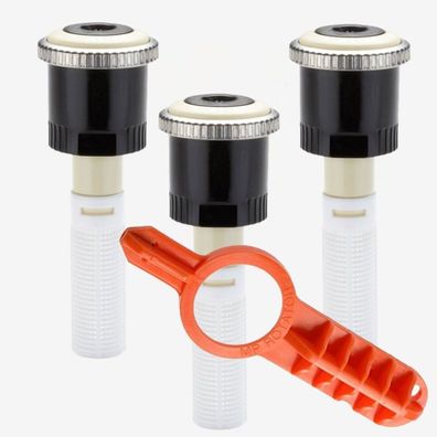 3x Hunter - Rotator Düse - Typ MP LCS-515 / Wurfweite 1,5 x 4,6 m + Einstellschlüssel