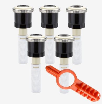 5x Hunter - Rotator Düse - Typ MP LCS-515 / Wurfweite 1,5 x 4,6 m + Einstellschlüssel