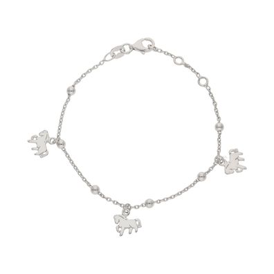 JuwelmaLux Armband Pferde 925/000 Sterling Silber rhodiniert JL20-03-1006